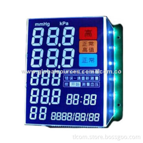 Segment LCM Alphanumeric LCD Modules, FSTN Positive Customized Modules, COB PIN Connection